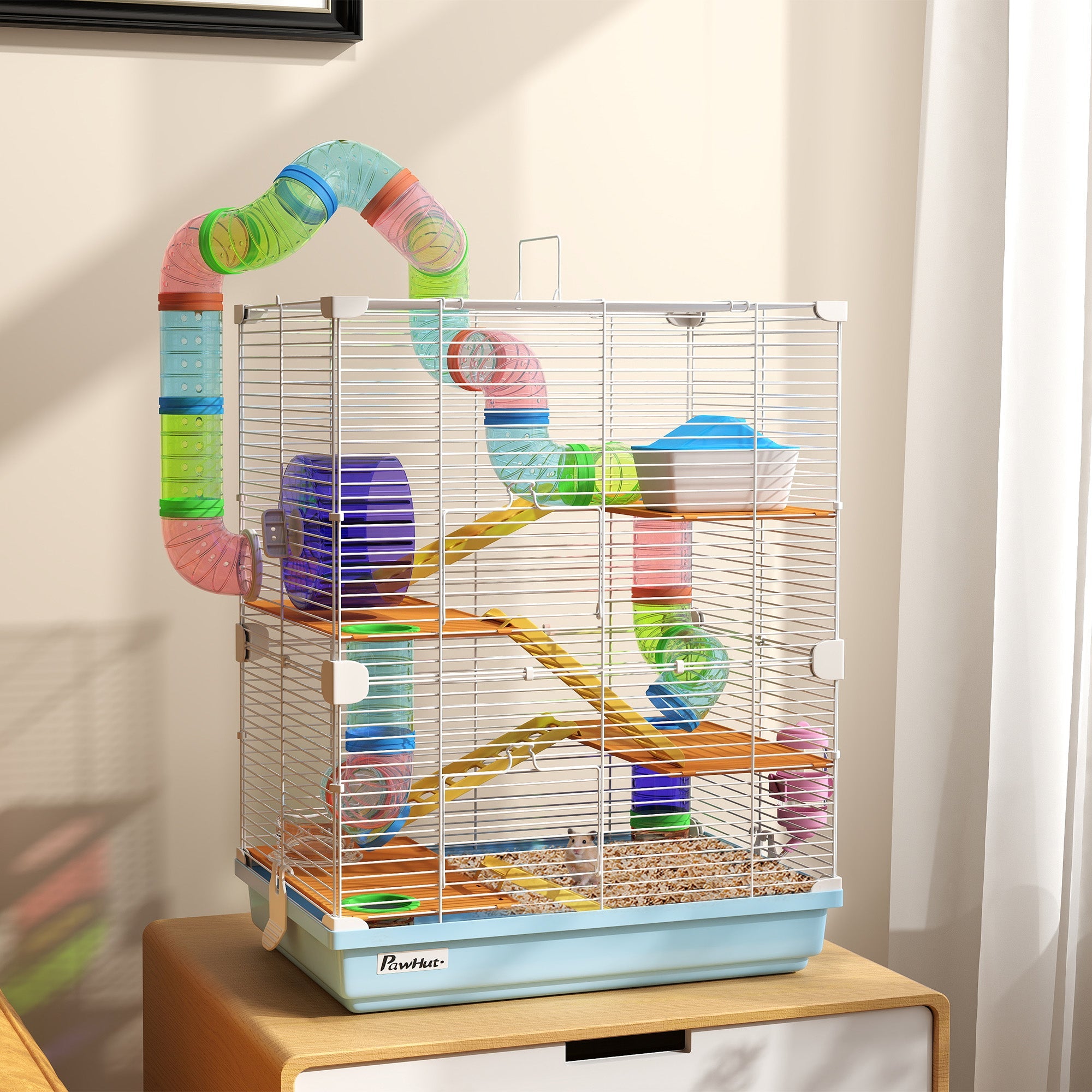 EasyComfort Hamsterkooi 5 niveaus 46x30x58 cm