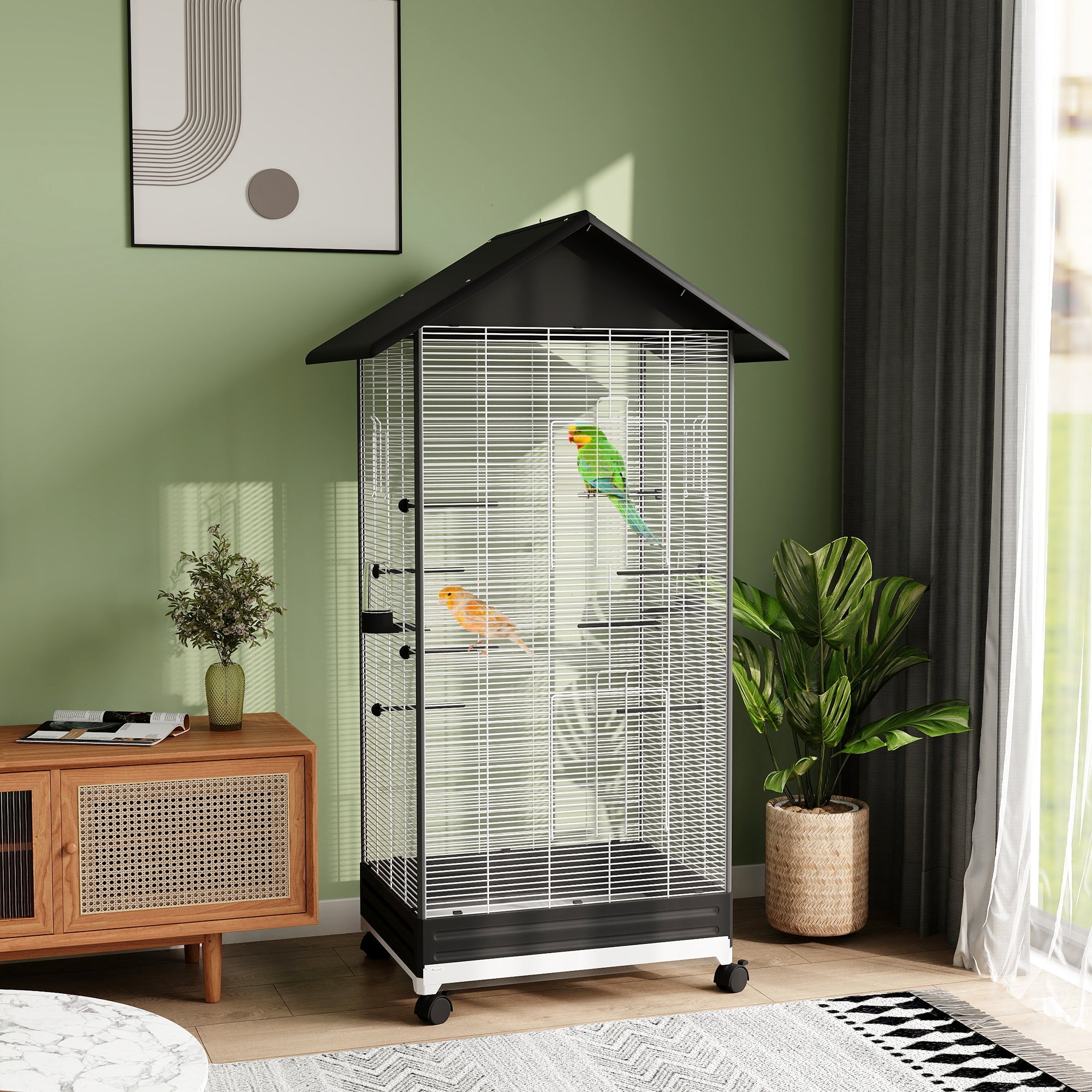 EasyComfort Vogelkooi met wielen 155 cm