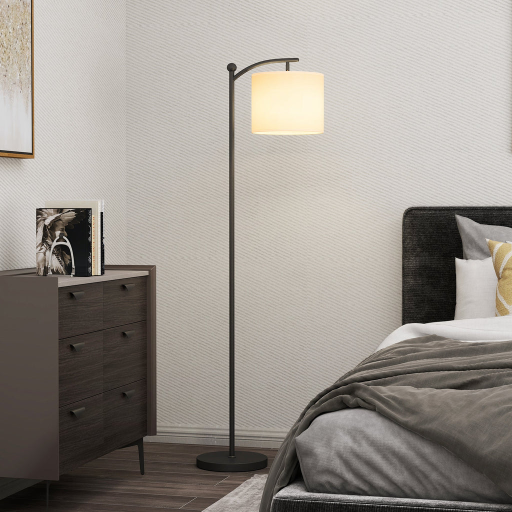 EasyComfort LED-vloerlamp dimbaar – 11 kleurtemperaturen, 11 helderheidsniveaus, timer (zwart)