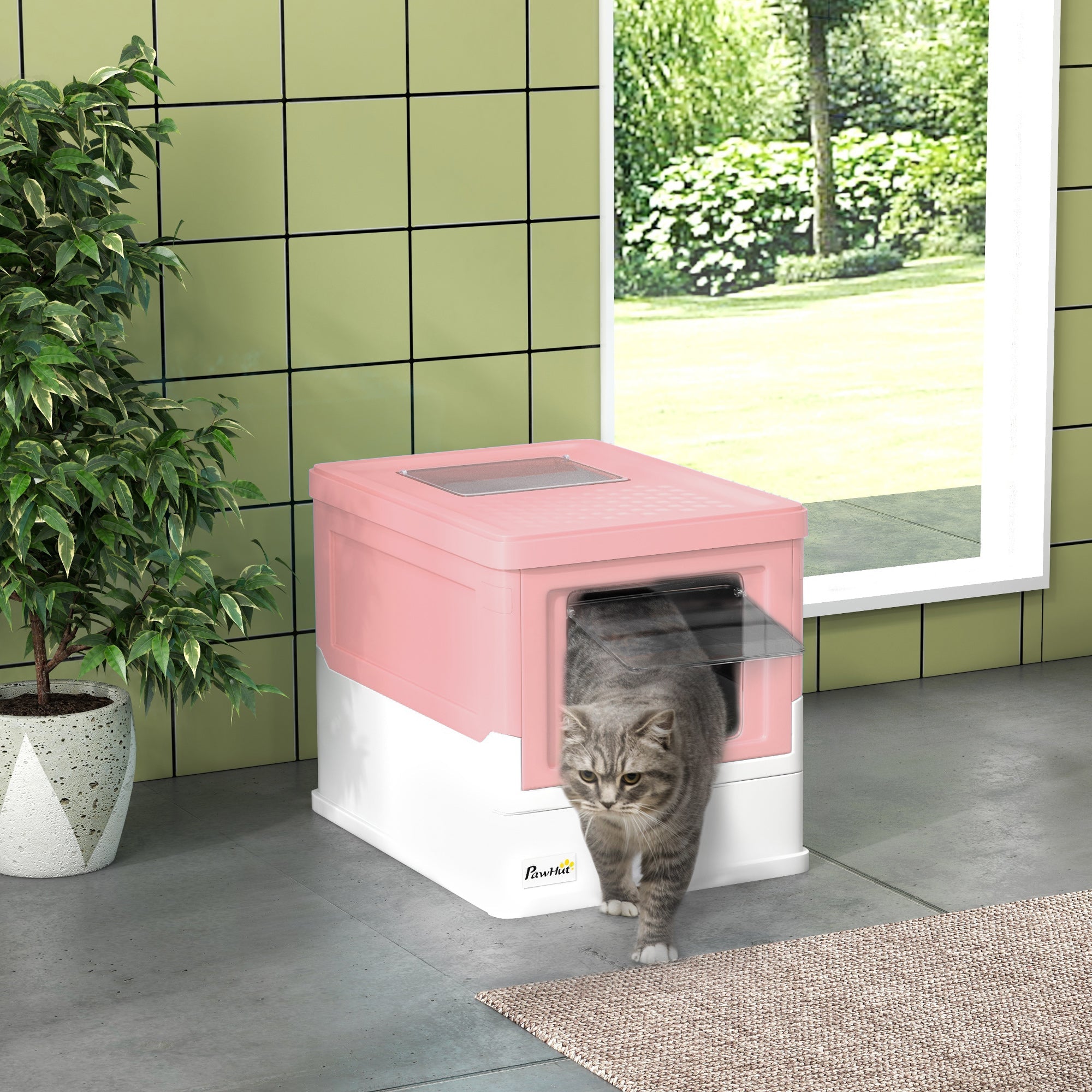 EasyComfort Gesloten kattenbak 2-deurs 47.5x35.5x36.7 cm