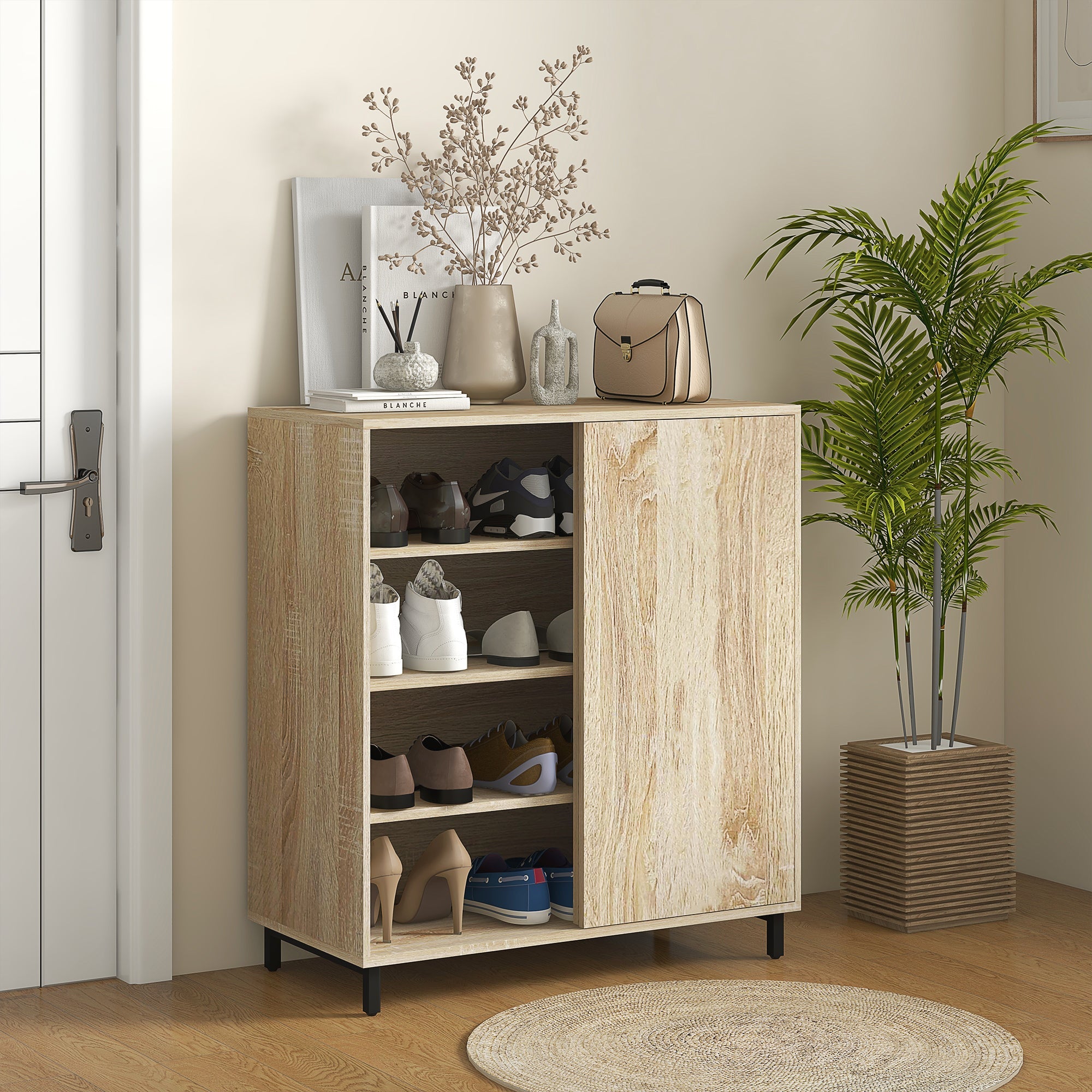 EasyComfort Mobile Scarpiera 4-lagen schoenenkast – 12 paar, 80×40×93 cm