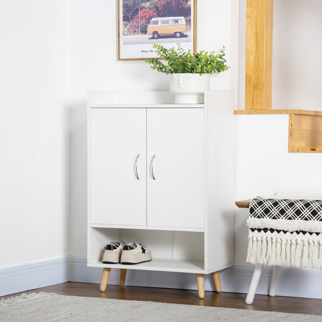 EasyComfort Mobile schoenenkast met open bovenblad, 60 x 30 x 92 cm