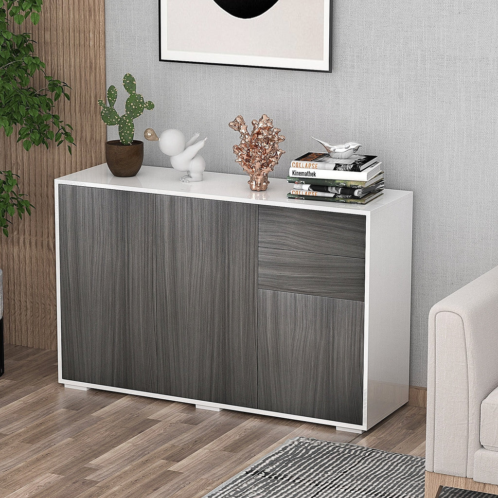 EasyComfort Opbergkast 2 deuren 2 lades 117x36x74 cm