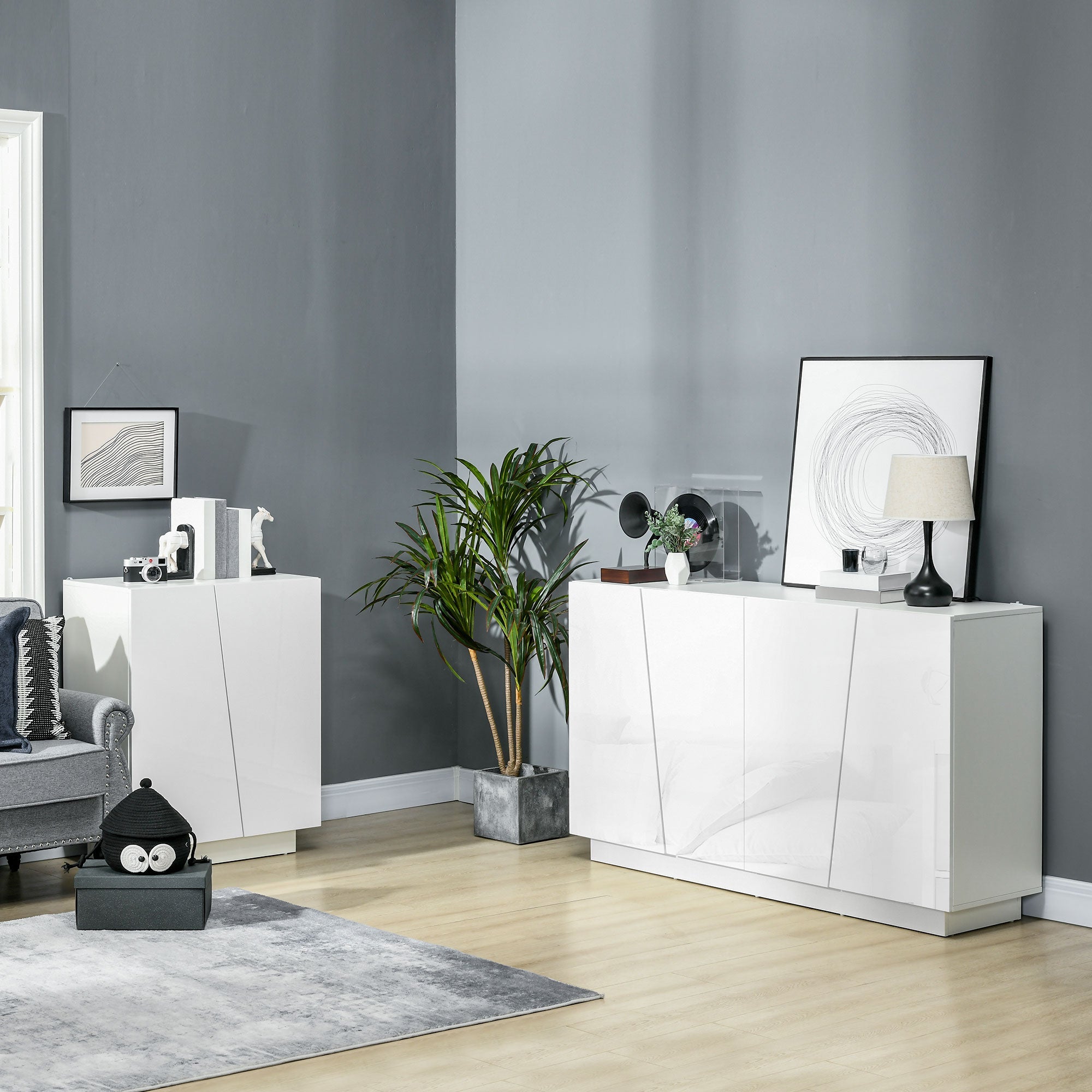EasyComfort Mobiletto Multiuso opbergkast 5 niveaus 150x40x88 cm