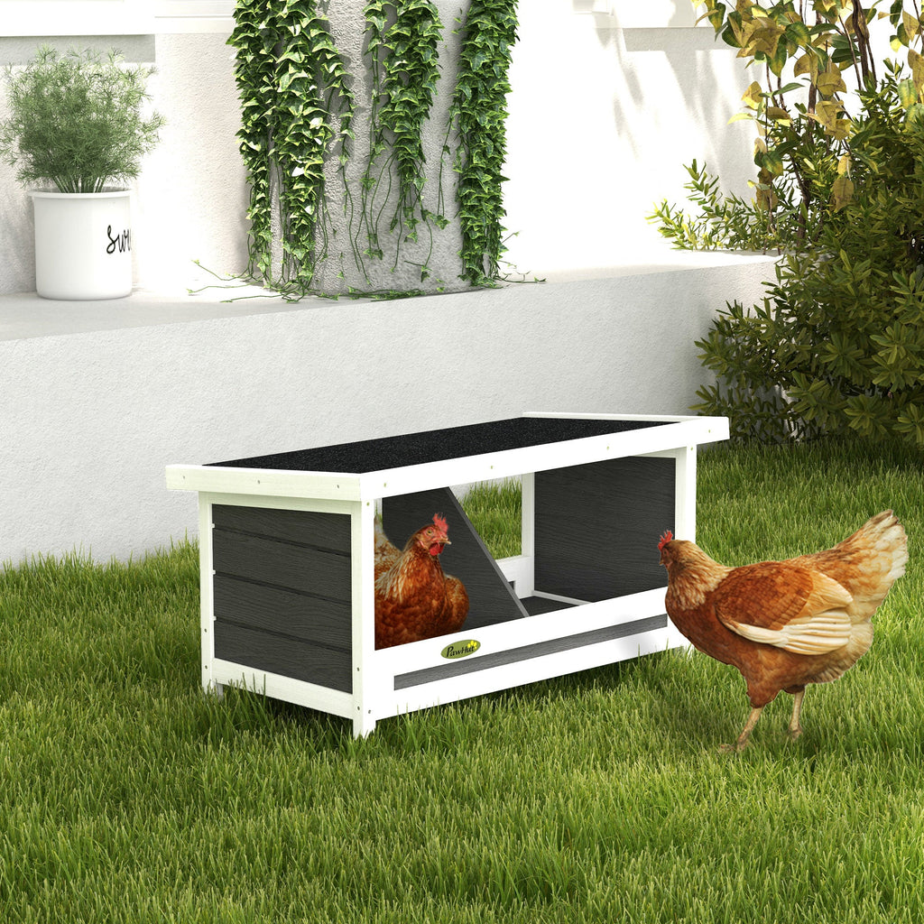 EasyComfort Nido per Galline 2-vaks kippennest met verhoogde bodem 66x37x34 cm