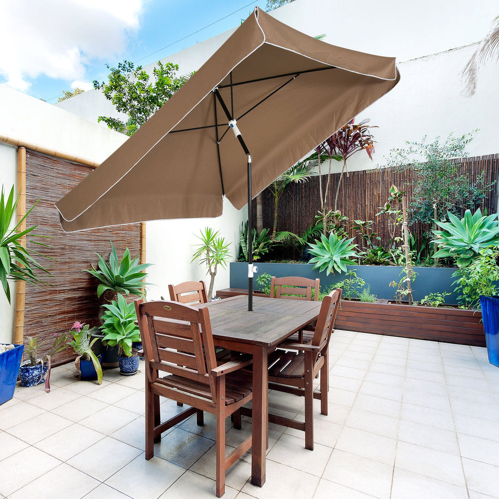 EasyComfort 2x2 m vierkante parasol – verstelbaar en draagbaar