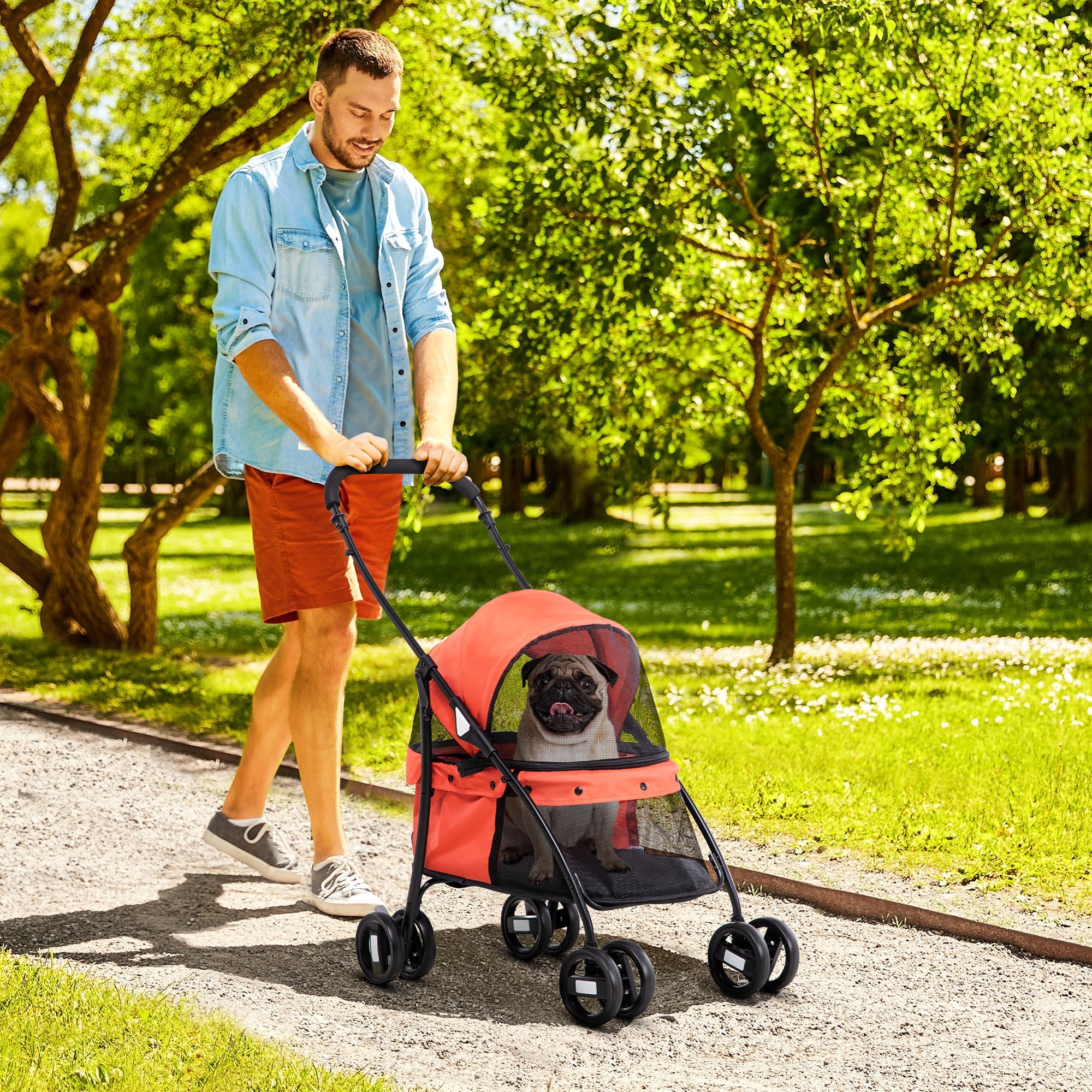 EasyComfort hondenbuggy inklapbaar 10 kg (82x47x97 cm)
