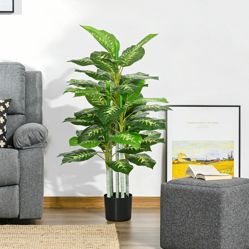 EasyComfort Pianta kunstplant 120 cm met zwarte pot
