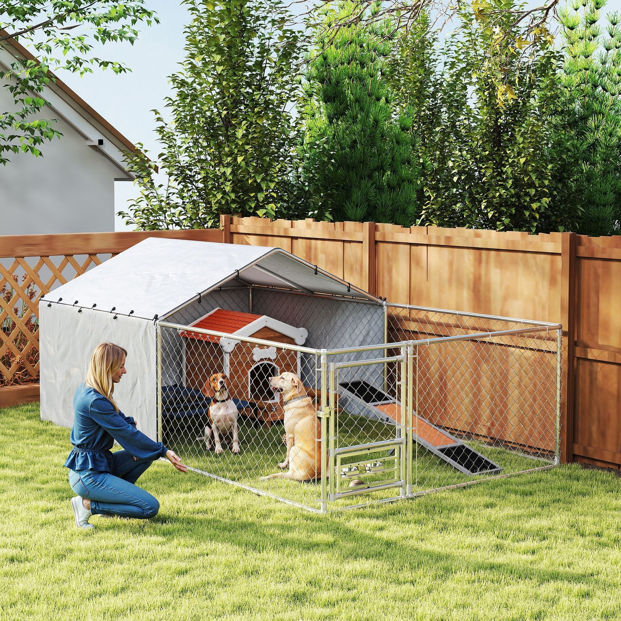 EasyComfort hondenren 4x2.3x1.5 m