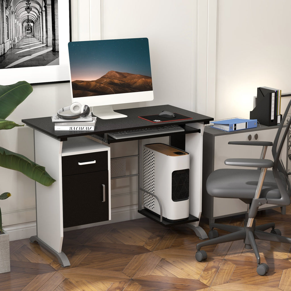 EasyComfort Bureau 100x52x75 cm, MDF/metaal met lade