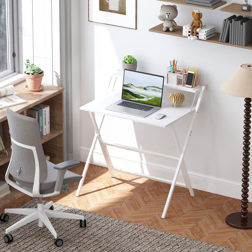 EasyComfort Scrivania Pieghevole inklapbaar bureau 81.5x62x86.5 cm wit