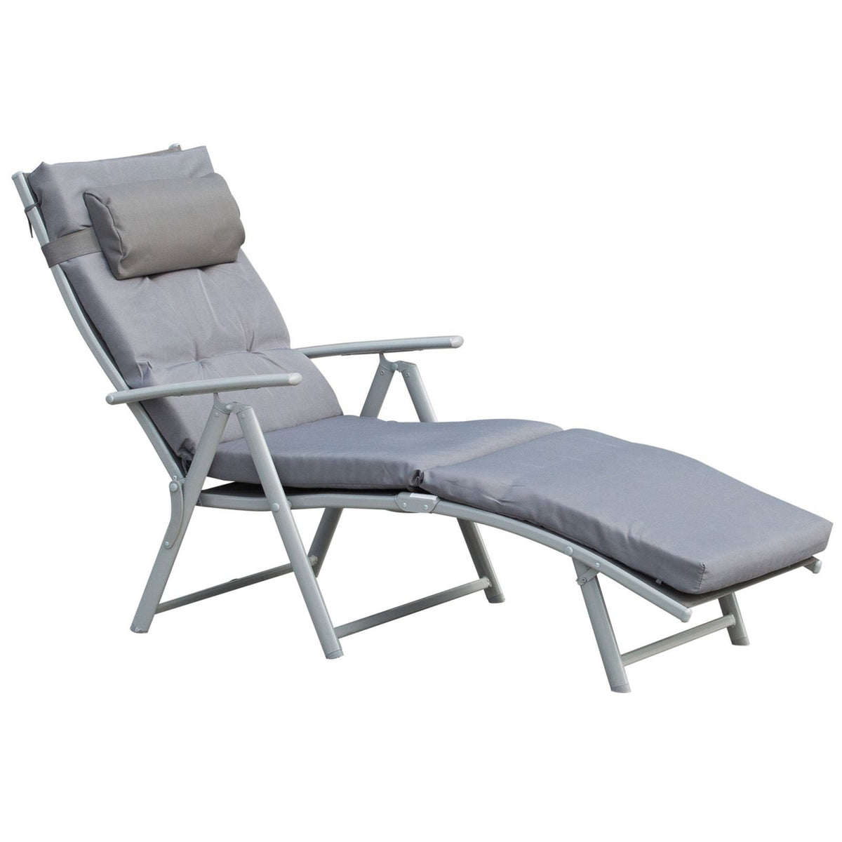 EasyComfort vouw-ligstoel met 7 verstelstanden
