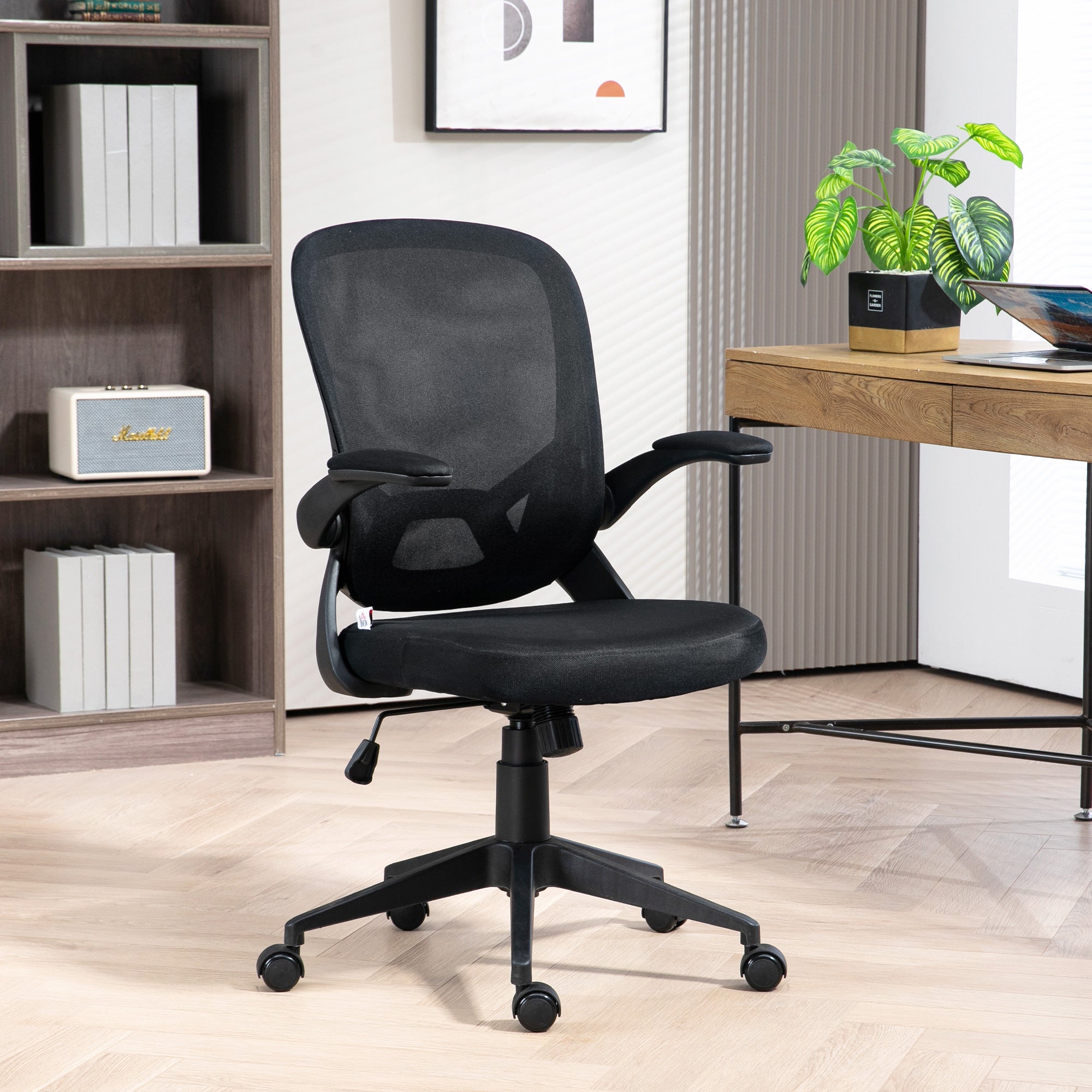 EasyComfort Ergonomische bureaustoel, verstelbaar, zwart