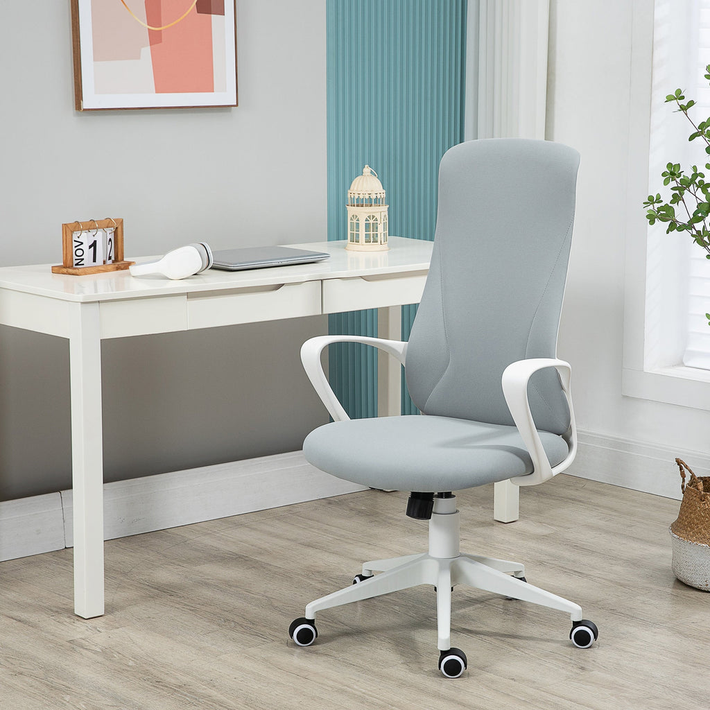 Easycomfort Sedia da Ufficio Ergonomica with Altezza Regolabile e Funzione di Inclinazione, 62x56x110-119.5 cm