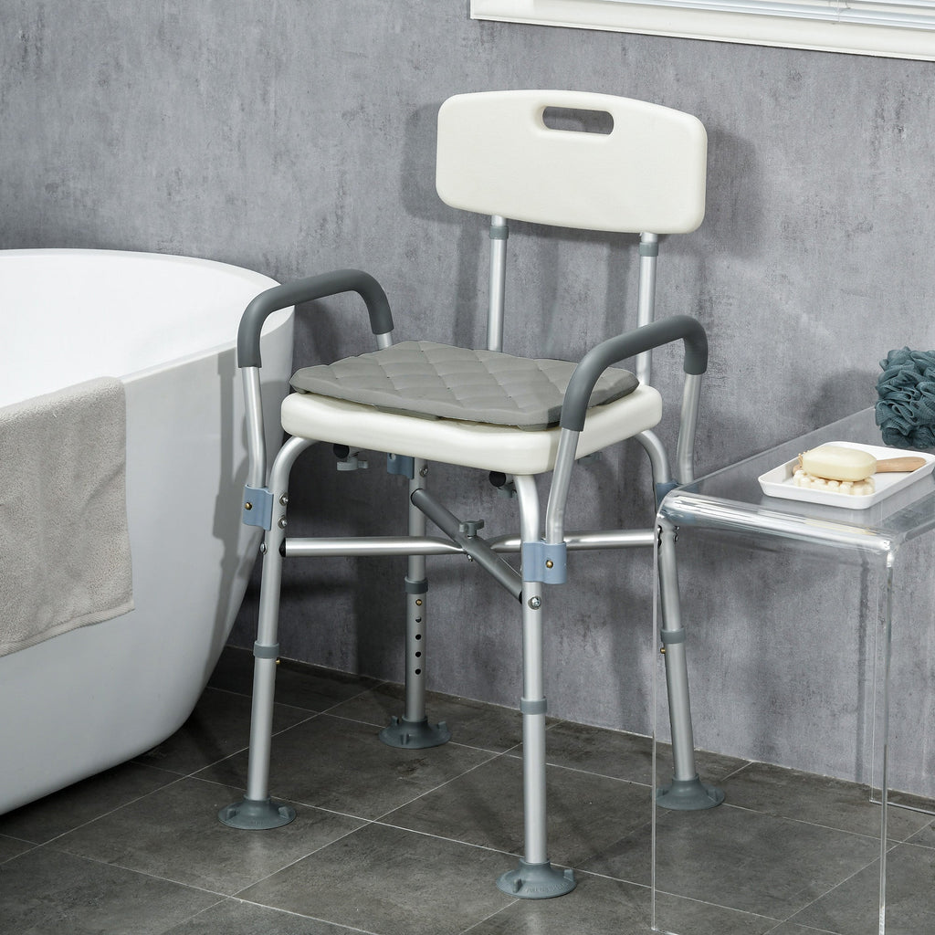 EasyComfort Sedia Douchestoel verstelbaar 53.5x52x80-90 cm