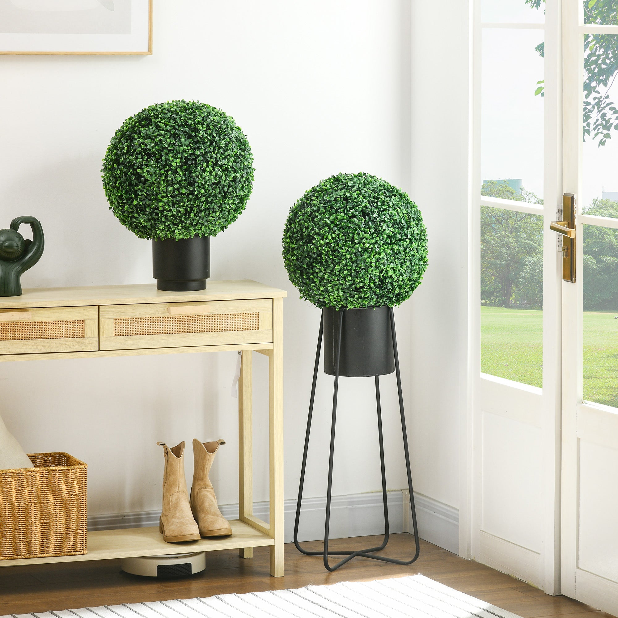 EasyComfort Set van 2 kunstbuxusbollen Ø40 cm