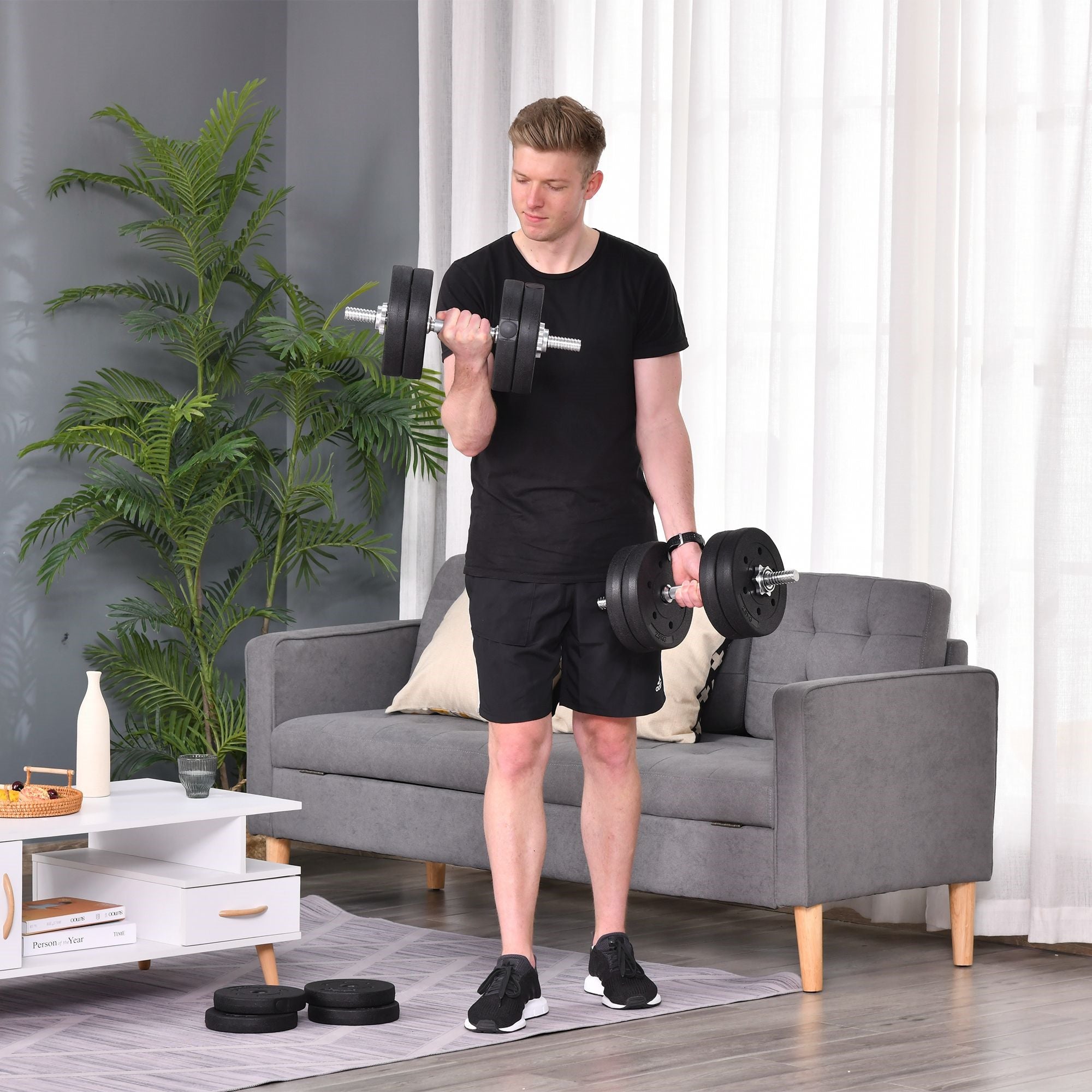 EasyComfort Halterset 30 kg (8×2,5 kg, 4×1,5 kg)
