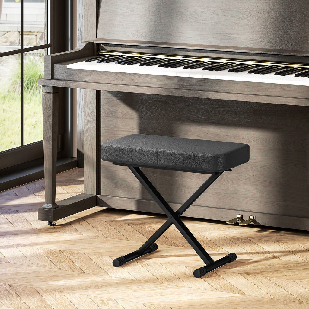 EasyComfort Sgabello pianokruk verstelbaar 53–63 cm, vouwbaar