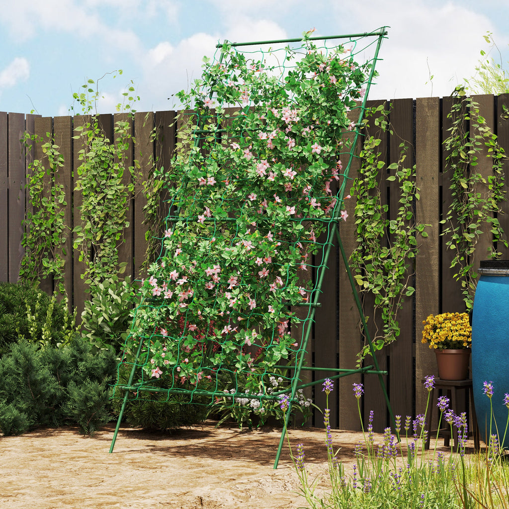 EasyComfort Tomatensteun A-vorm verstelbaar met net 101x133x227 cm
