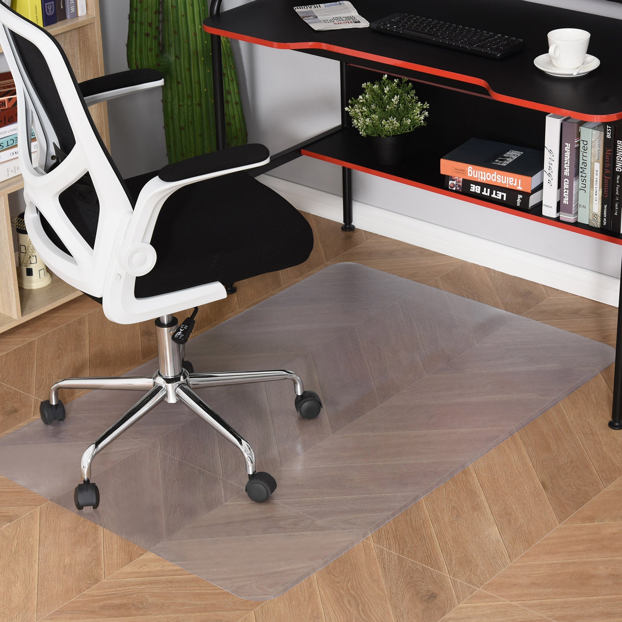 EasyComfort stoelbeschermmat 90x120 cm transparant
