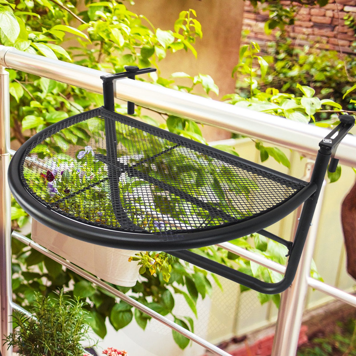 EASYCOMFORT Balkontafeltje, verstelbaar 60x45x50 (cm)