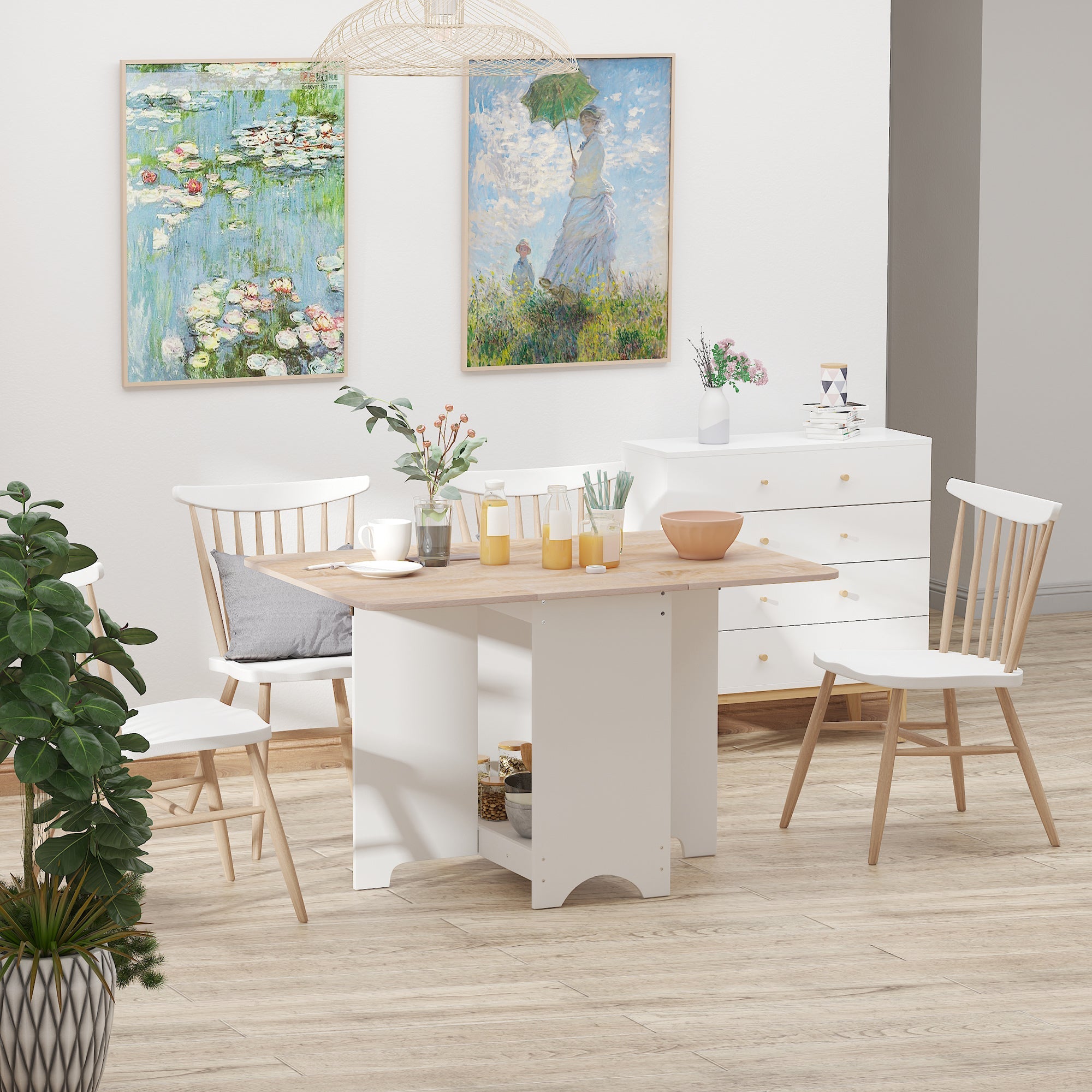 EasyComfort Tavolo Consolle a Ribalta opklapbare tafel 118x80x72 cm