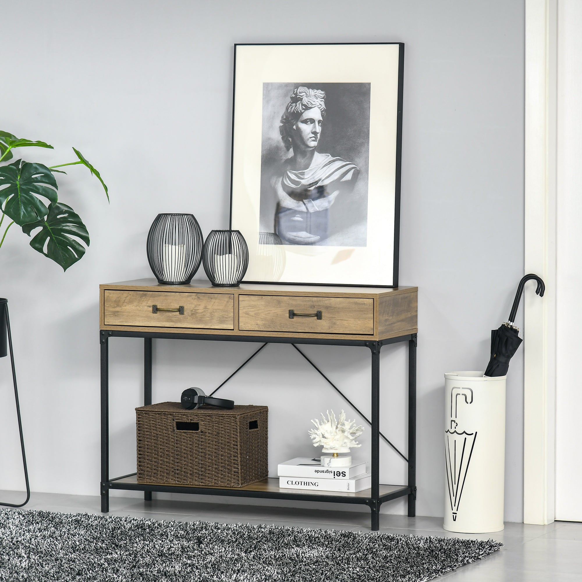 EasyComfort Tavolo Consolle Vintage consoletafel 100x35x76.5 cm