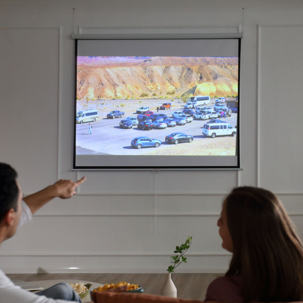EasyComfort 100" projectiescherm 16:9/4:3 verstelbaar