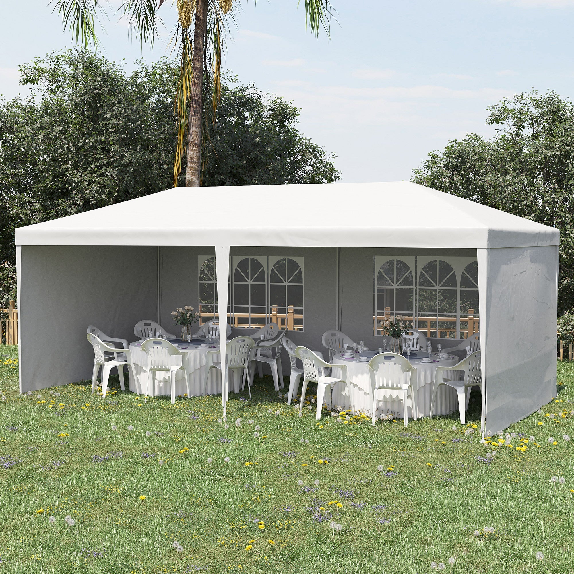 EasyComfort Gazebo inklapbaar 5.85L x 2.95A m