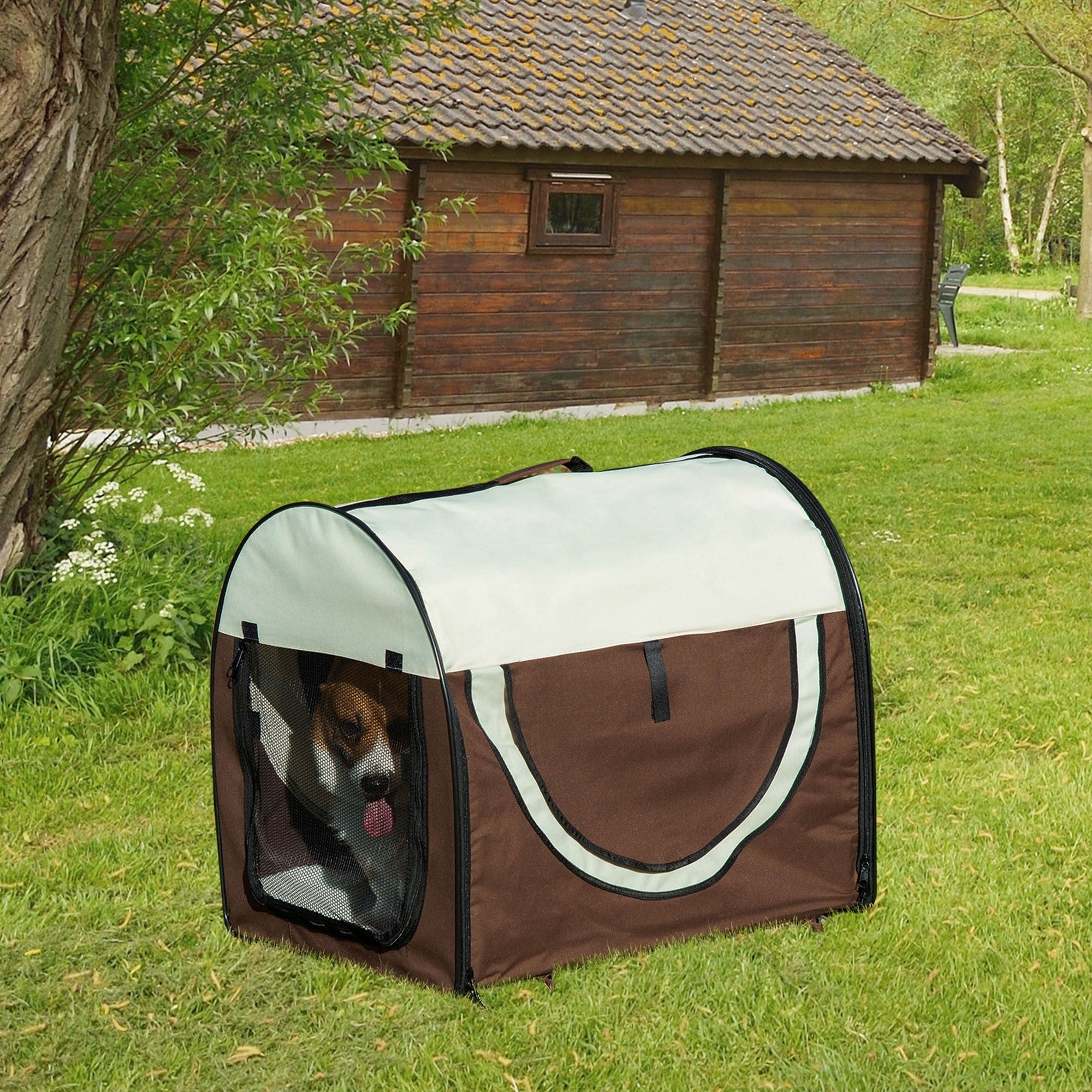 EasyComfort Opvouwbare draagtas voor hond en kat 70x51x59 cm