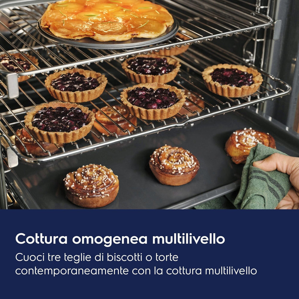 Forno da Incasso Electrolux SteamCrisp LOC5H40X2 72 Litri Classe A (A58,9xL59,6xP56,9) Inox