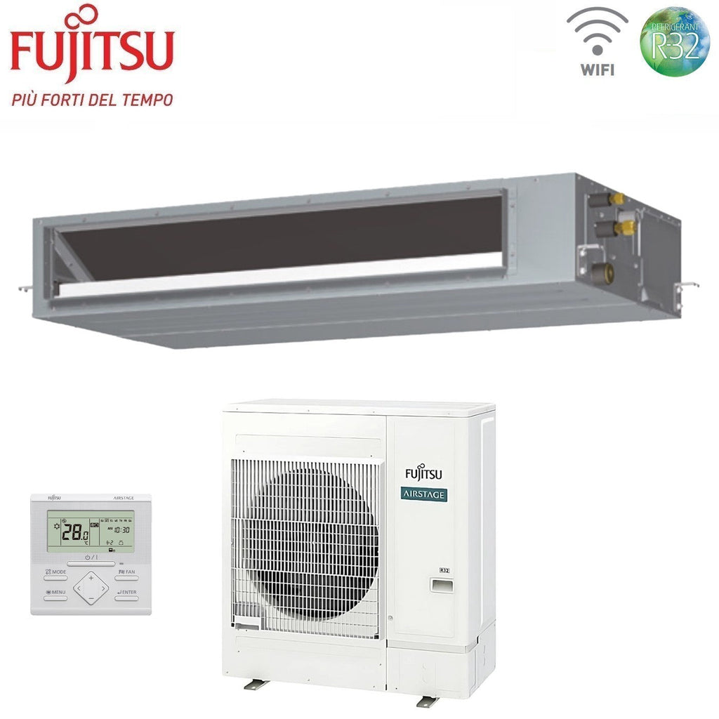 Air conditioner Fujitsu Canalizzabile series KMTAP 36000 Btu ARXH36KMTAP R-32 optional Wi-Fi