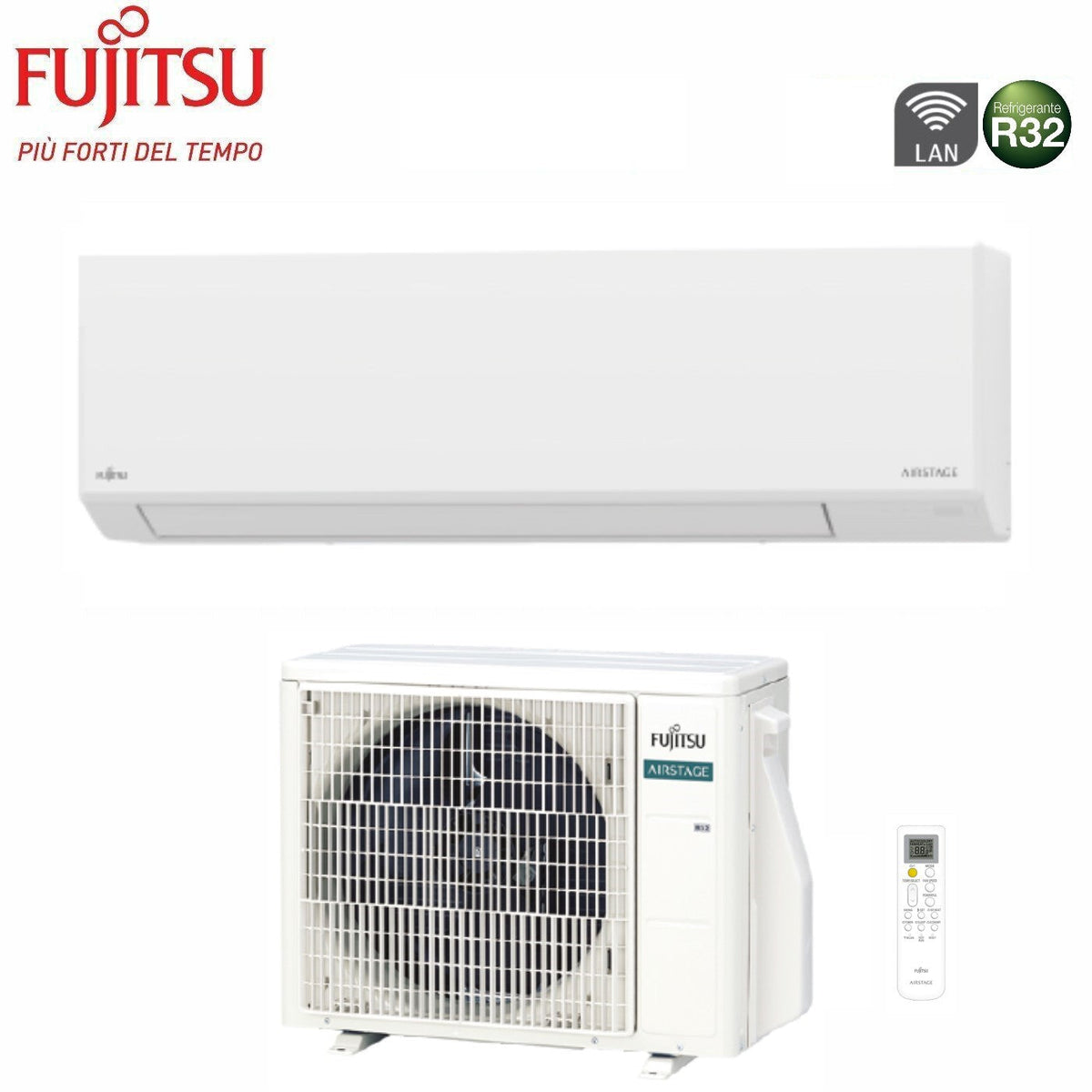 Fujitsu KL 12000 Btu airconditioner R-32 Wi‑Fi geïntegreerd