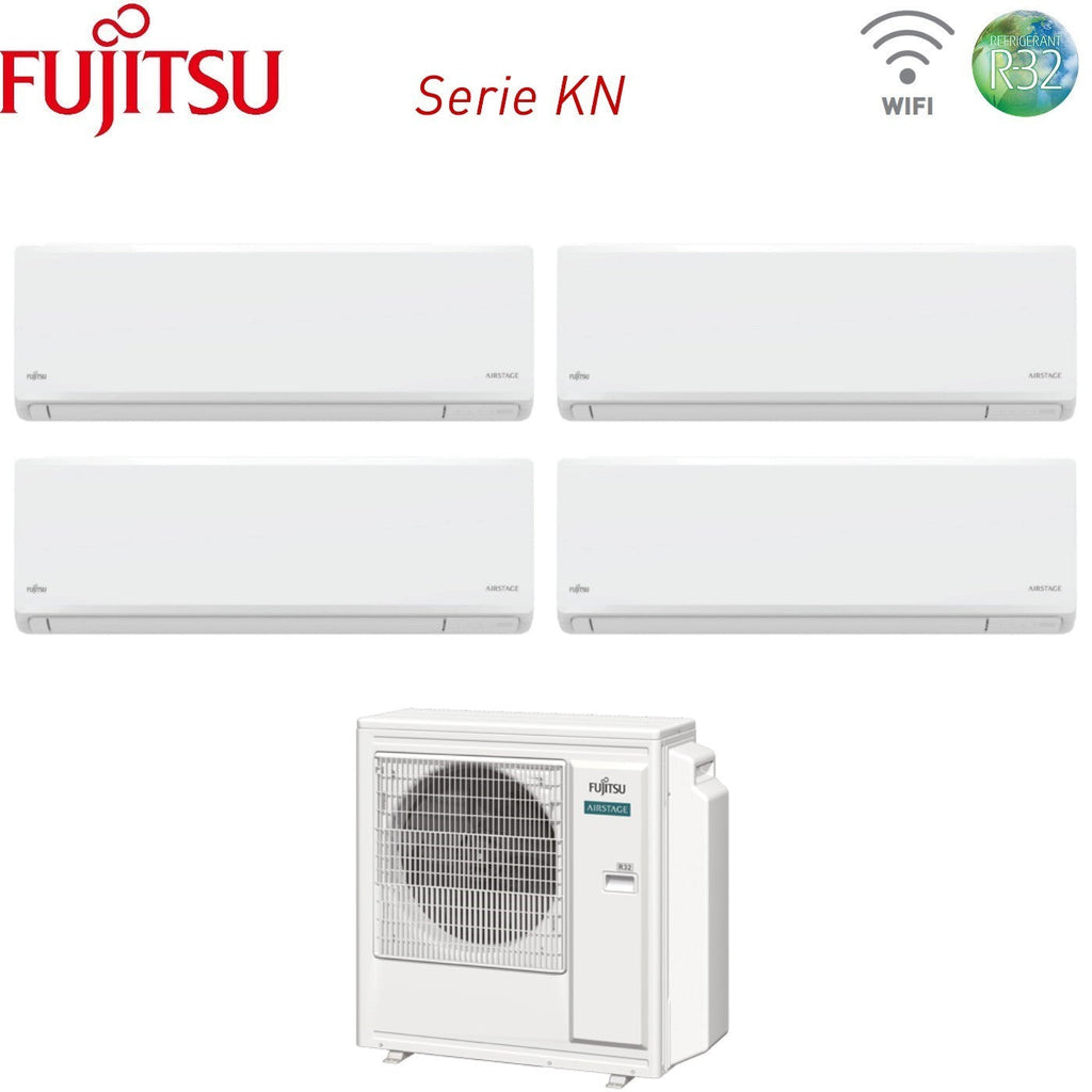 Fujitsu KN AIRSTAGE quad-split airconditioner 7+7+9+12