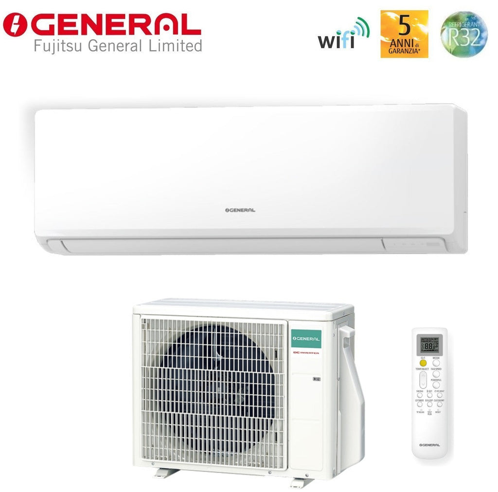 General Fujitsu KN ASHH09KNCA Airconditioner 9000 Btu (R-32, Wi‑Fi geïntegreerd)