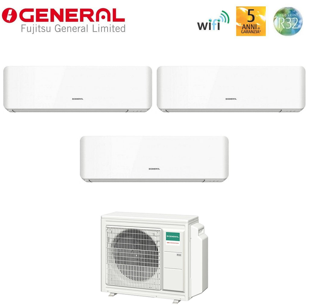 General Fujitsu AOHG18KBTA3 tri-split airconditioner 9+9+12