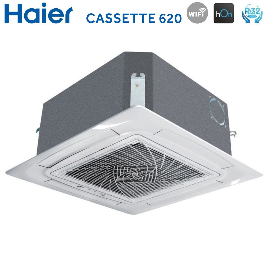 Air conditioner tri-split Haier Inverter a Cassetta 620 9+9+12 with 3U55S2SR3FA R-32 optional Wi-Fi 9000+9000+12000 with Griglia Inclusa