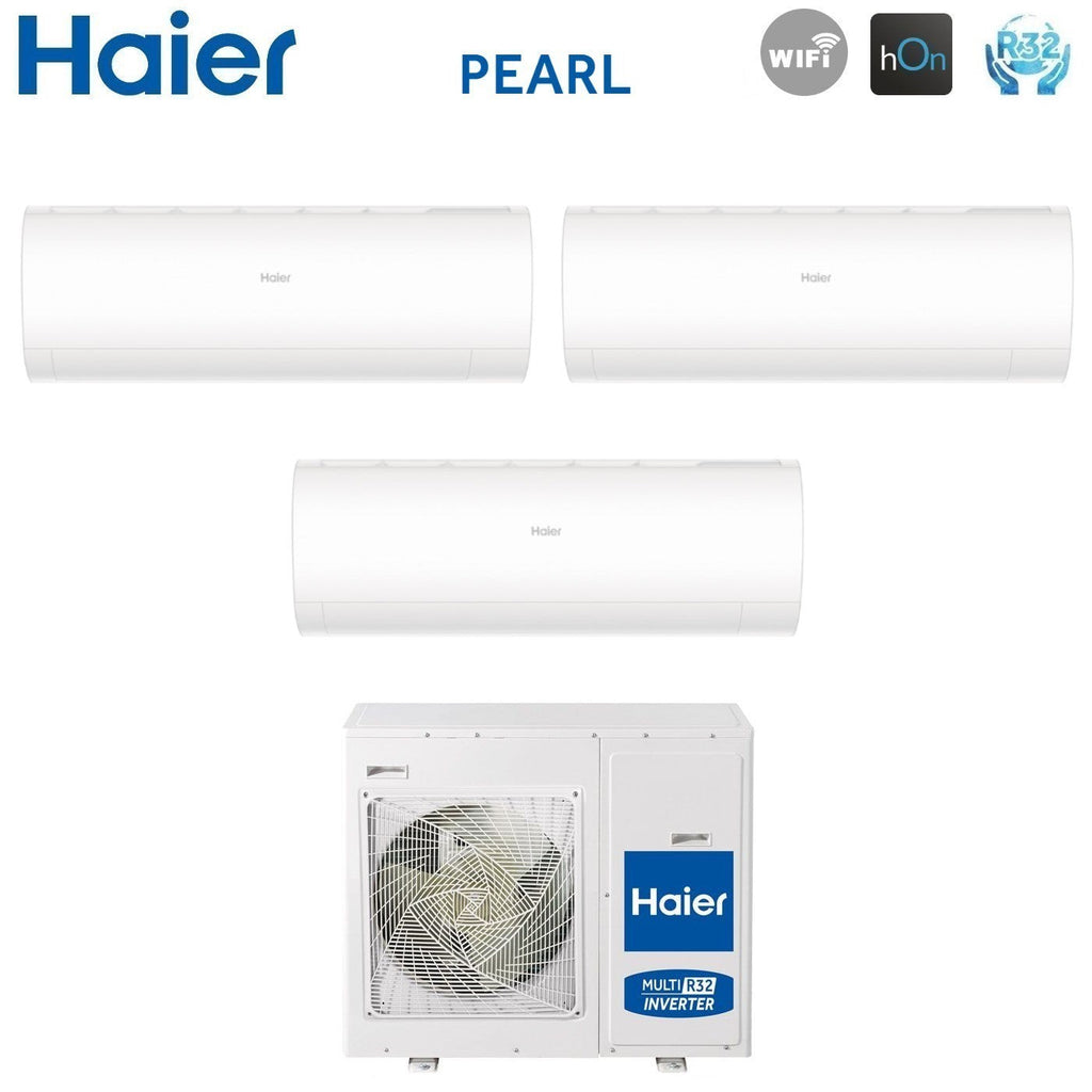 Haier Trial Split Inverter Air Conditioner PEARL series 12+12+12 with 4U75S2SR2FA R-32 Integrated Wi-Fi 12000+12000+12000 - New