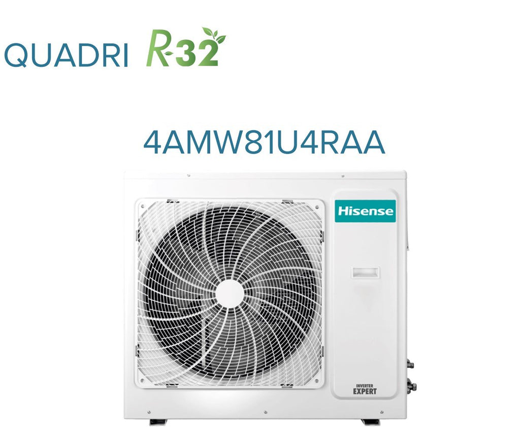 Hisense 4AMW81U4RAA Airconditioner Quad-split Console 9+9+9+12 (R-32)