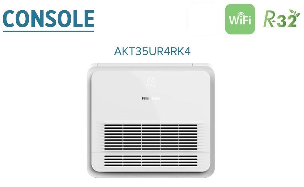 Hisense Trial Split Console Air Conditioner 12+12+12 with 4AMW81U4RAA R-32 Wi-Fi Optional With Standard Remote Control 12000+12000+12000 - New