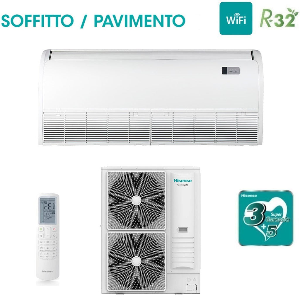 Hisense AUV105UR4RC8 airconditioner plafond/vloer 36000 BTU R-32