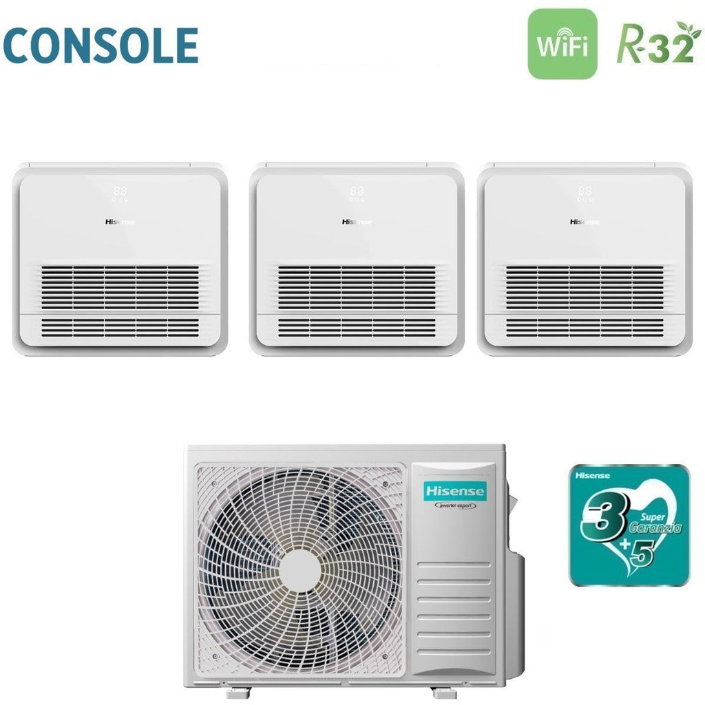 Hisense 3AMW72U4RJC trial-split console 9+9+12 R-32