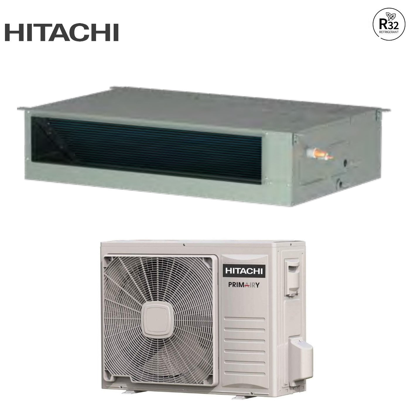 Hitachi Air Conditioning Ducted Ducted Inverter Primary series 36000 Btu RPIL-4.0UFE1NH + RAS-4.0UFESNH1 R-32 Class A++/A