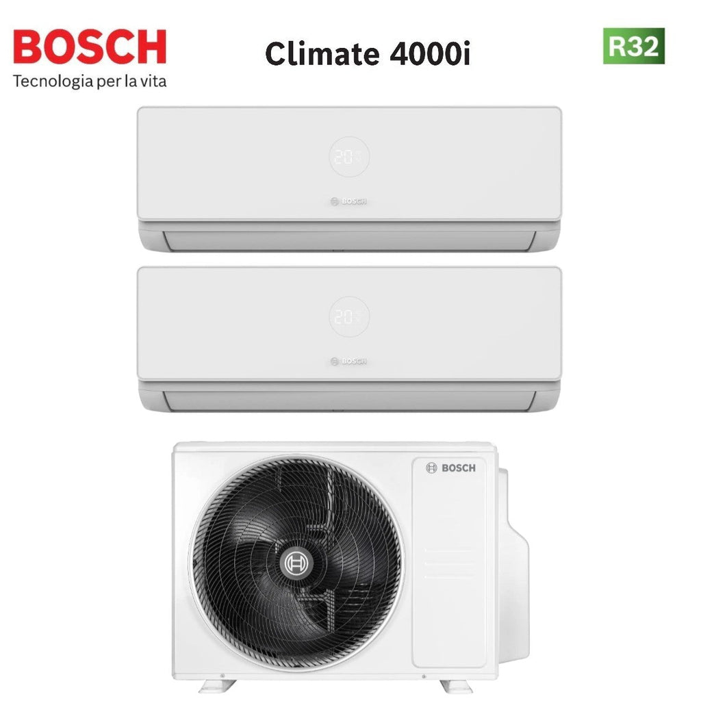 Bosch Climate 4000i dual-split airconditioner 2x 9000 BTU