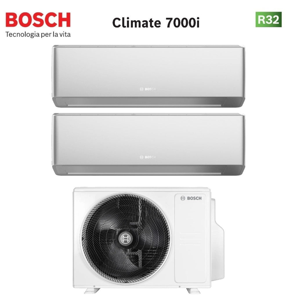 Bosch Climate 7000i airconditioner dual-split 2x7000 Btu (CL5000M)