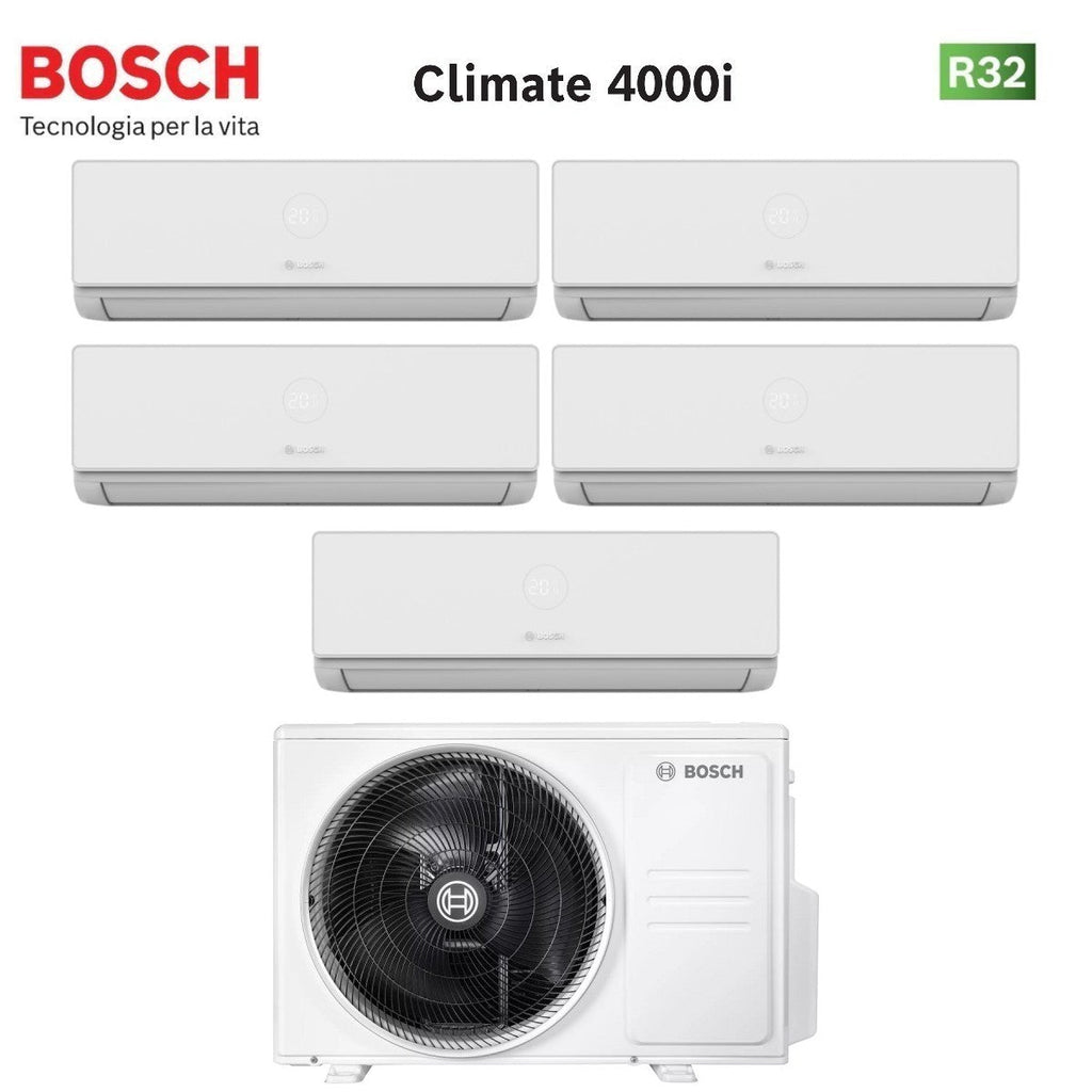 Bosch Climate 4000i penta-split airconditioner 4x9000+1x18000