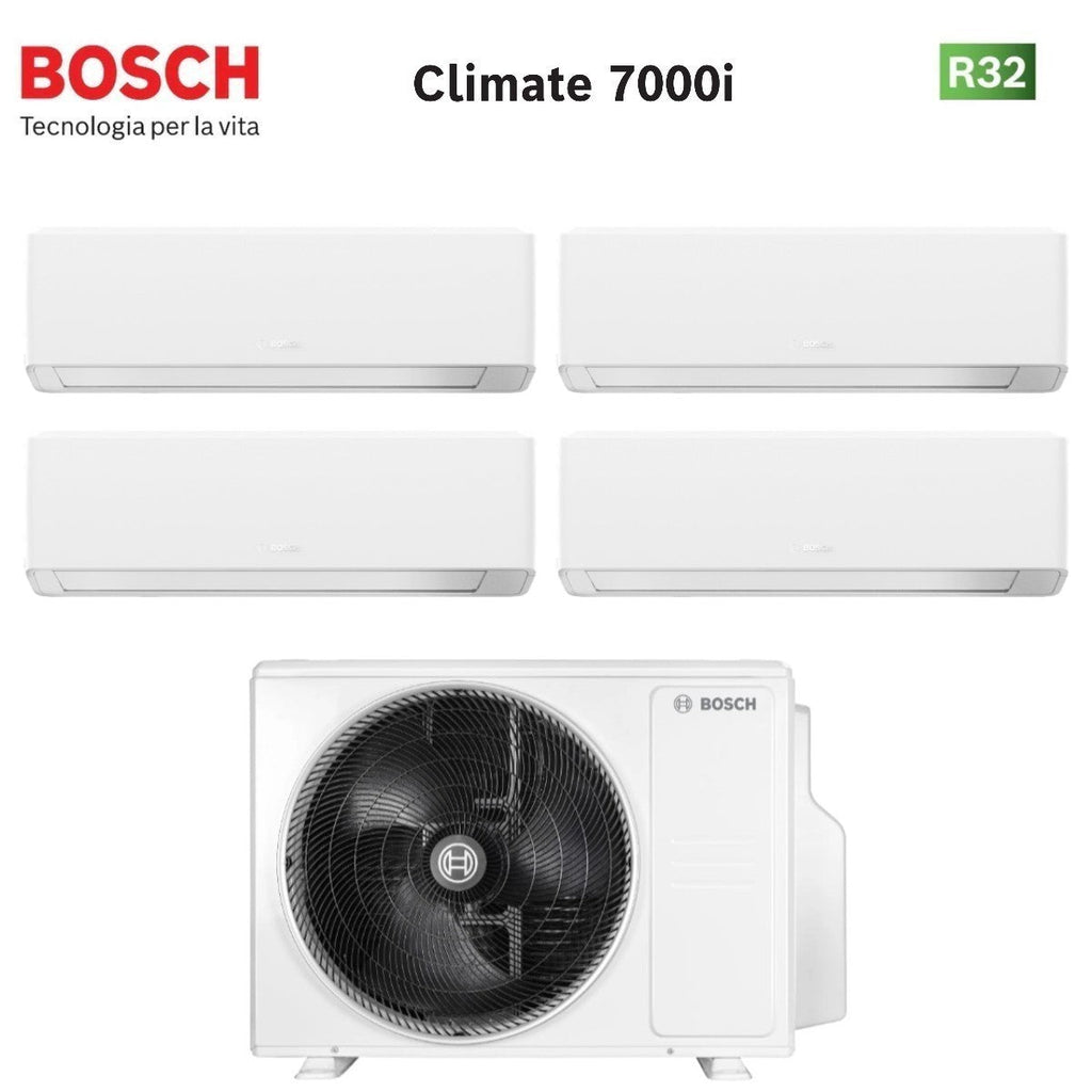 Bosch Climate 7000i quad-split airconditioner 7+7+9+18 met CL5000M
