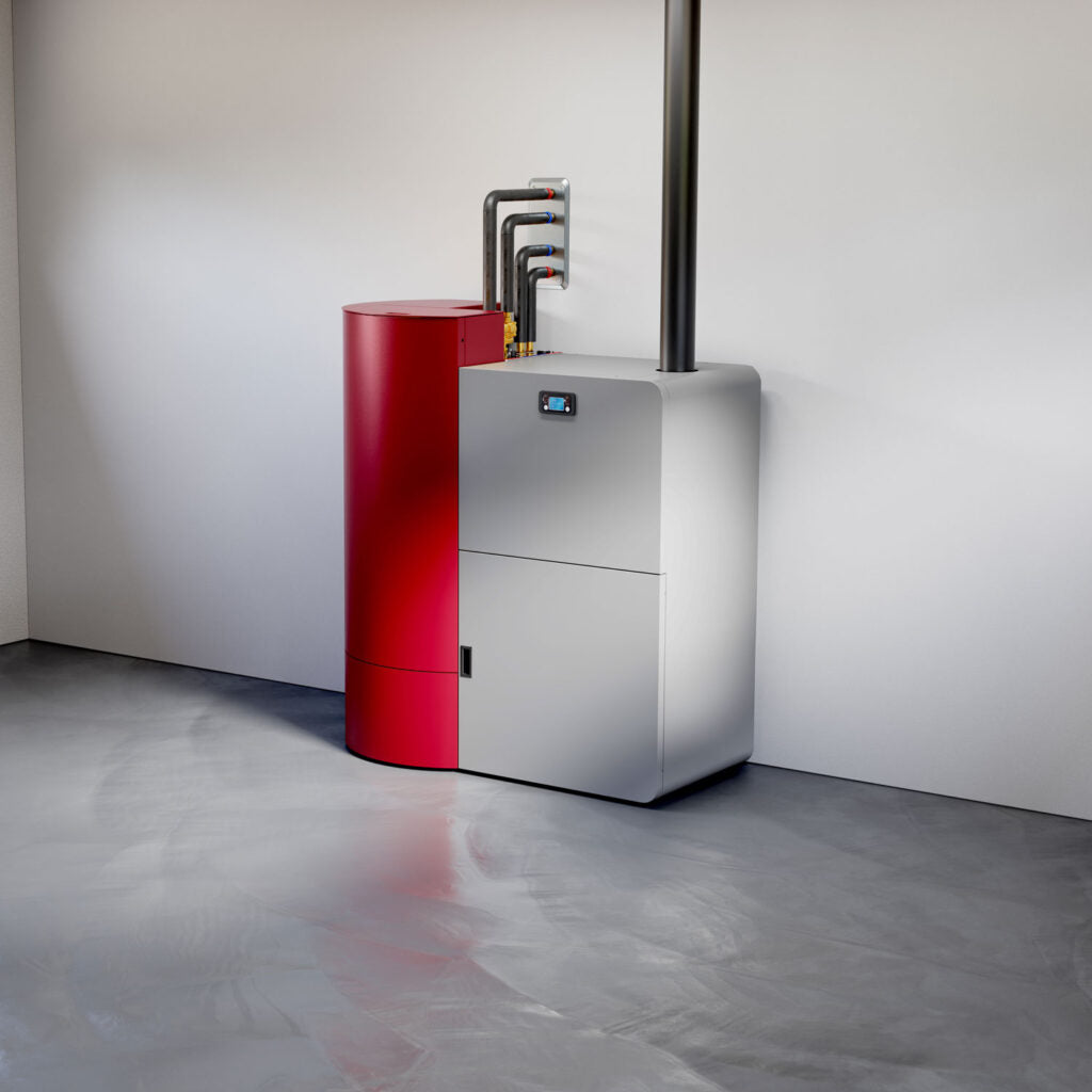 Caldaia a pellet Kalor SKILL BOILER 35 Plus da 34,1 kW Autopulente Wi-Fi Optional