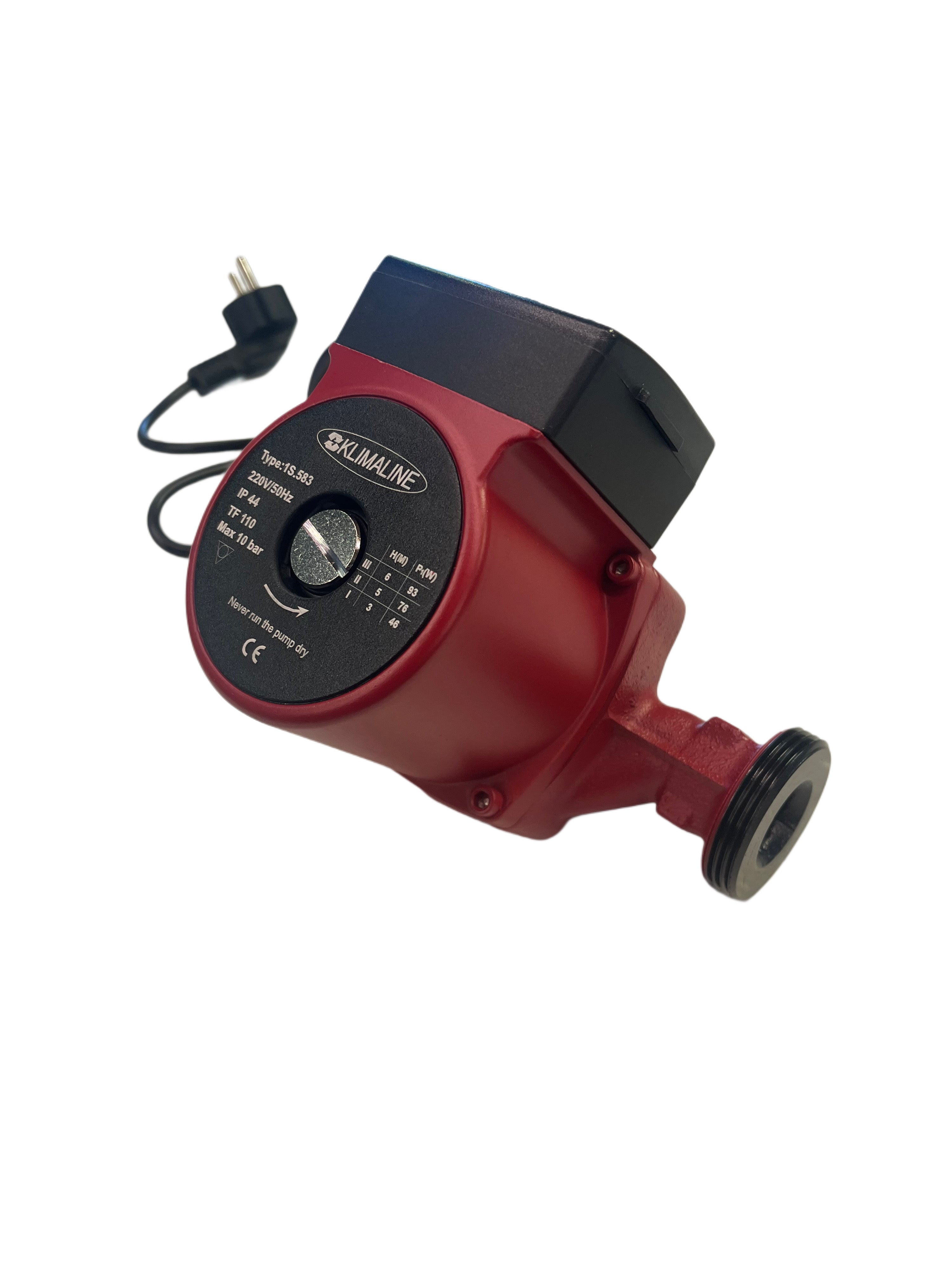 Klimaline 1S.583 circulatiepomp 25/60 - 180 3-snelheden