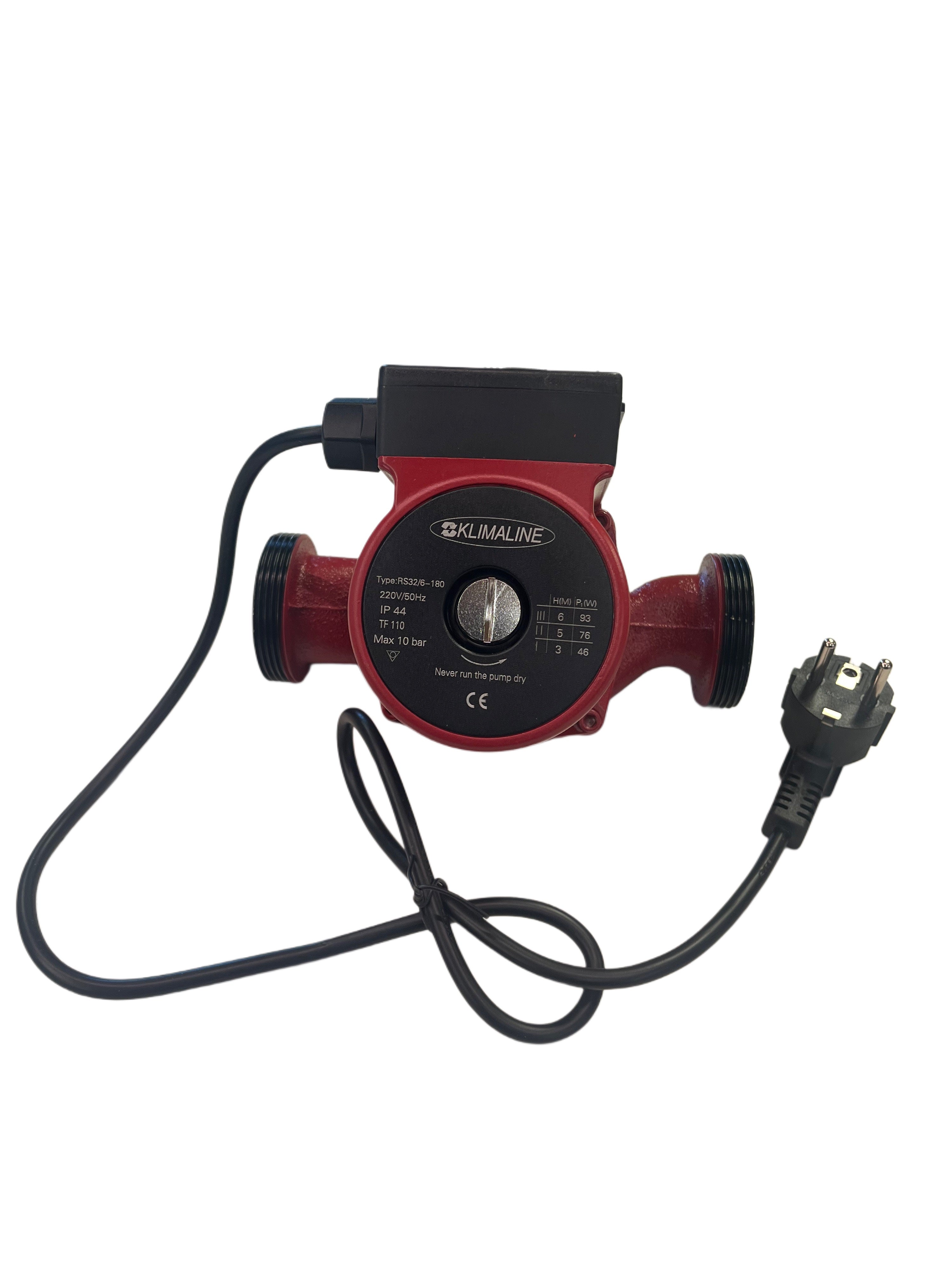 Klimaline 1S.583 circulatiepomp 32/60 - 180 mm 3-snelheden